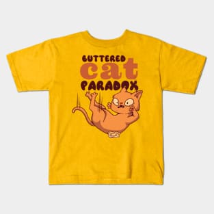 Buttered Cat Paradox Kids T-Shirt
